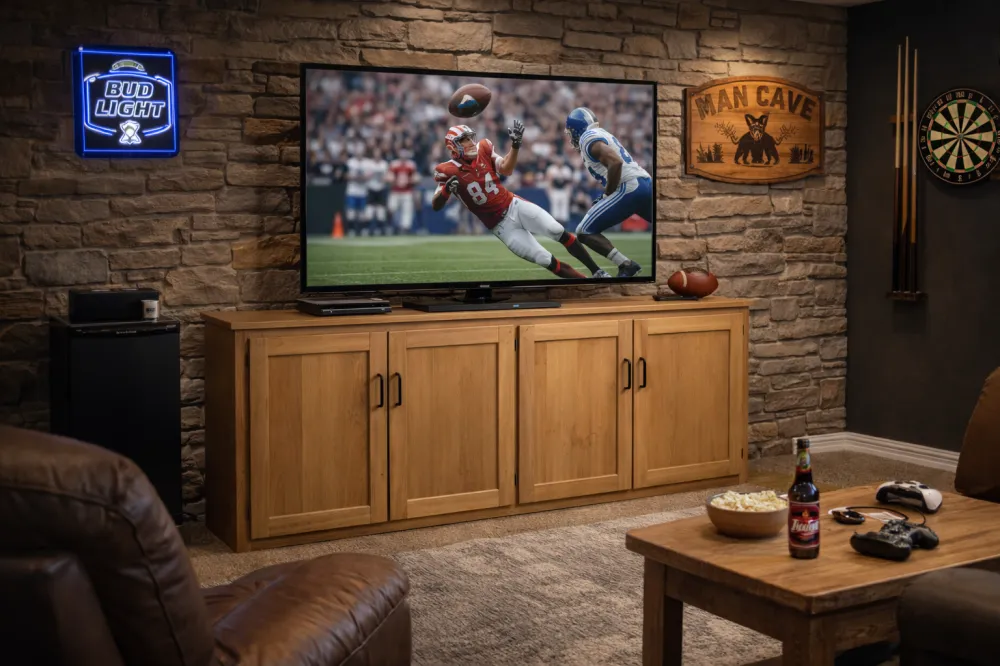 Tv Stand with 4 doors 80" wide - Model 502